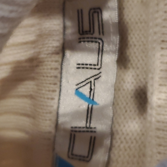 Vintage Chaus Sweater beige with emblem size large - Picture 3 of 7